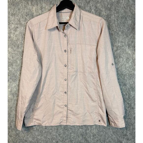 Mountain Hardwear Button Down Lightweight Hiking Outdoor Vented Top - Medium - Picture 1 of 8